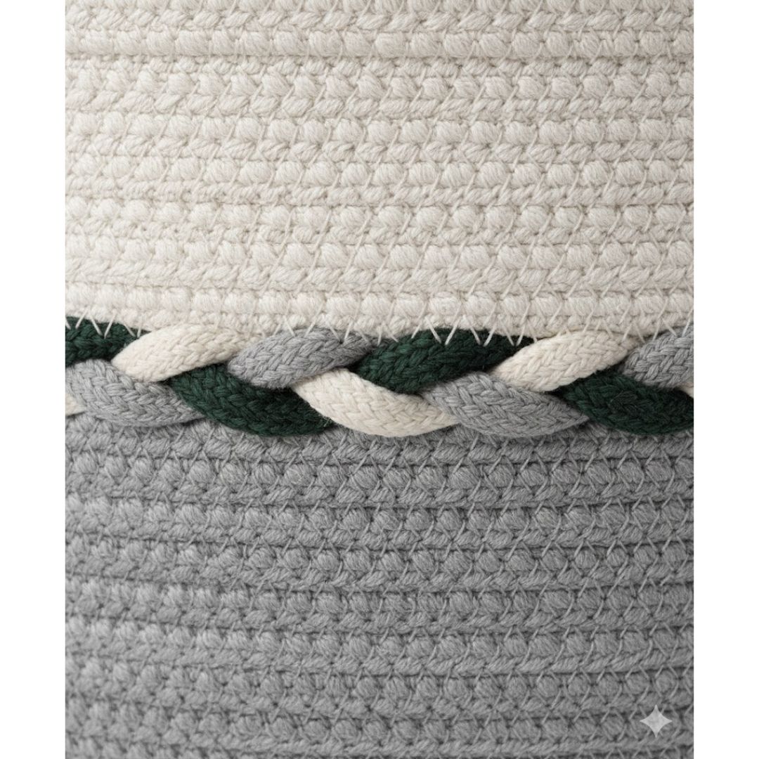 Designer Cotton Rope Baskets for Stylish Organization